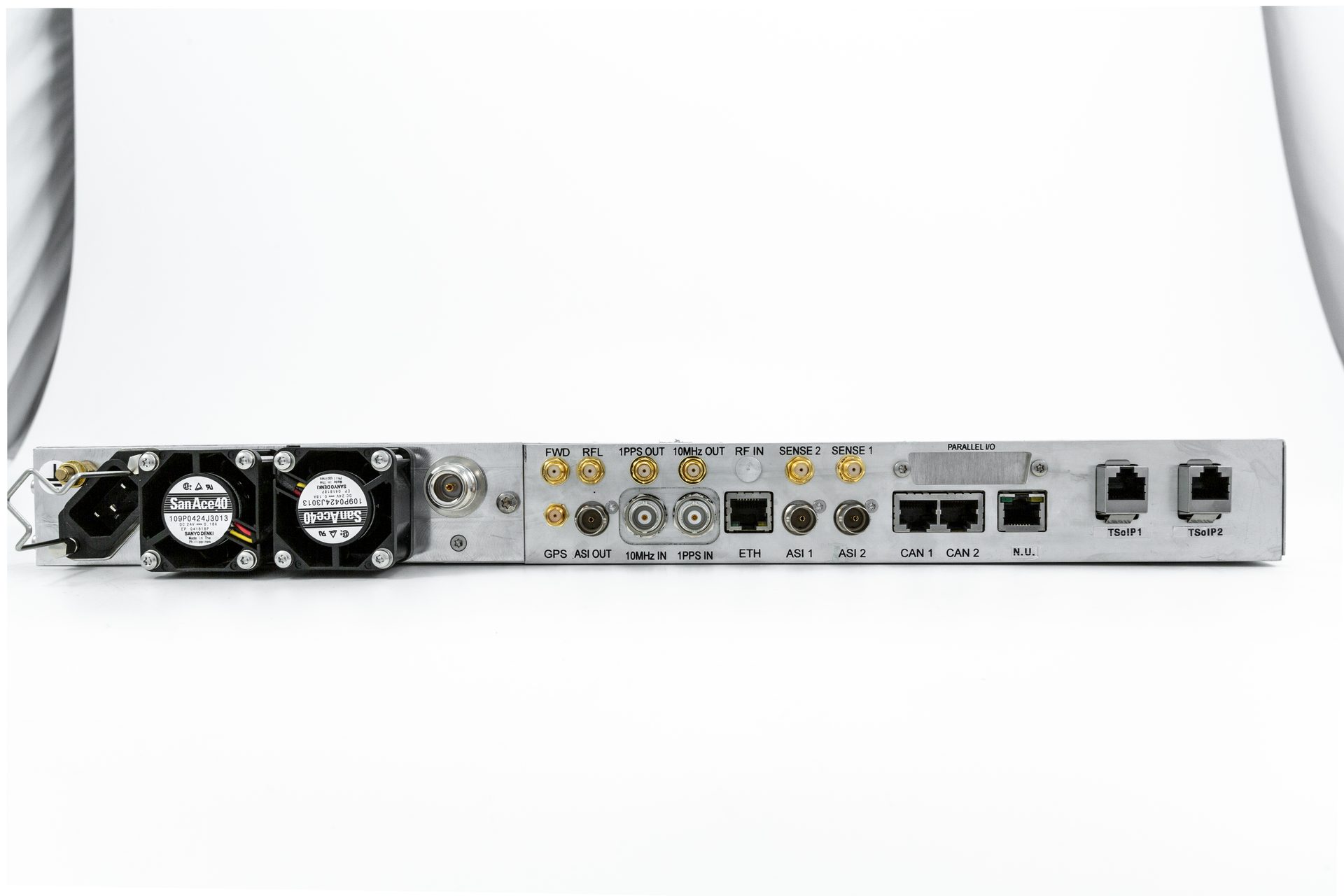 MEX II Exciter — pannello posteriore